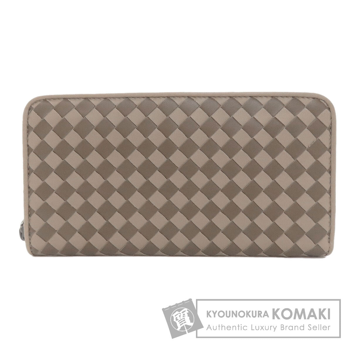 BOTTEGA VENETA Intrecciato Long wallet (with coin pocket) Leather Ladies [Used]