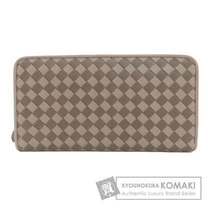 BOTTEGA VENETA Intrecciato Long wallet (with coin pocket) Leather Ladies [Used]