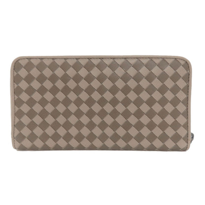 BOTTEGA VENETA Intrecciato Long wallet (with coin pocket) Leather Ladies [Used]