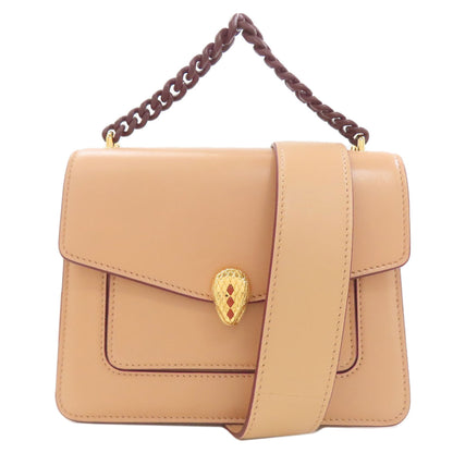 BVLGARI Serpenti 2WAY Handbag Calf Ladies [Used]