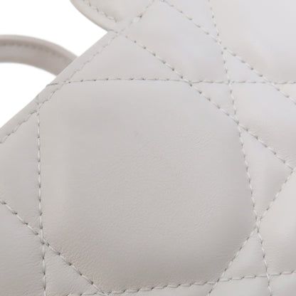 CHRISTIAN DIOR Book Tote Mini Macro Cannage 2-Way Handbag Calf Ladies [Used]