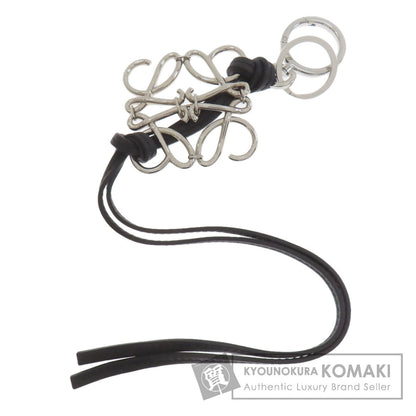 LOEWE Anagram charm key ring Leather MetalLadies [Used]