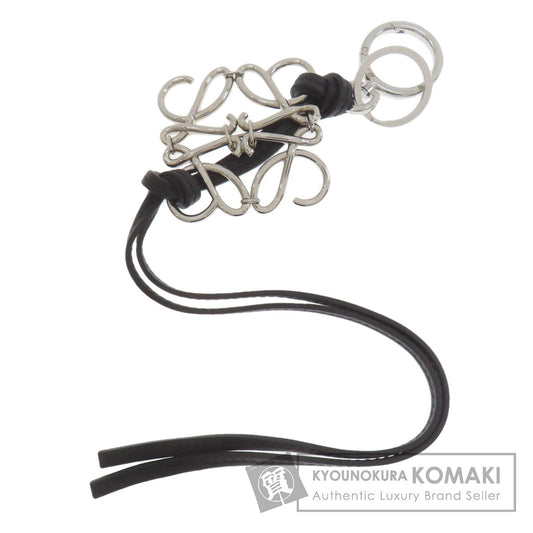 LOEWE Anagram charm key ring Leather MetalLadies [Used]