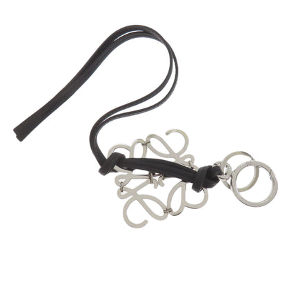 LOEWE Anagram charm key ring Leather MetalLadies [Used]