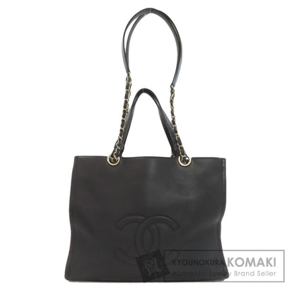 CHANEL COCO Mark GoldHardware 2WAY Handbag Calf Ladies [Used]