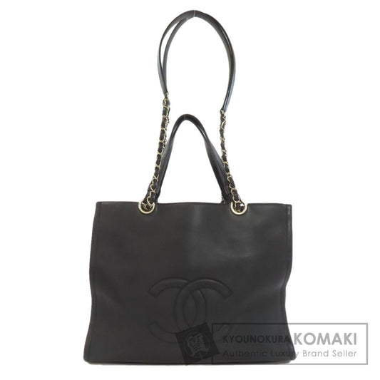 CHANEL COCO Mark GoldHardware 2WAY Handbag Calf Ladies [Used]