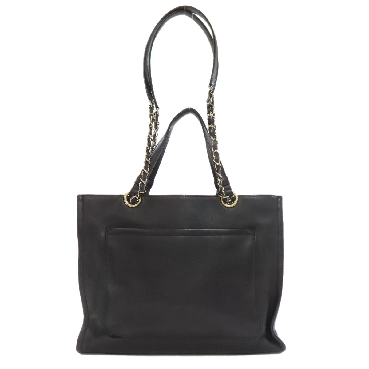 CHANEL COCO Mark GoldHardware 2WAY Handbag Calf Ladies [Used]