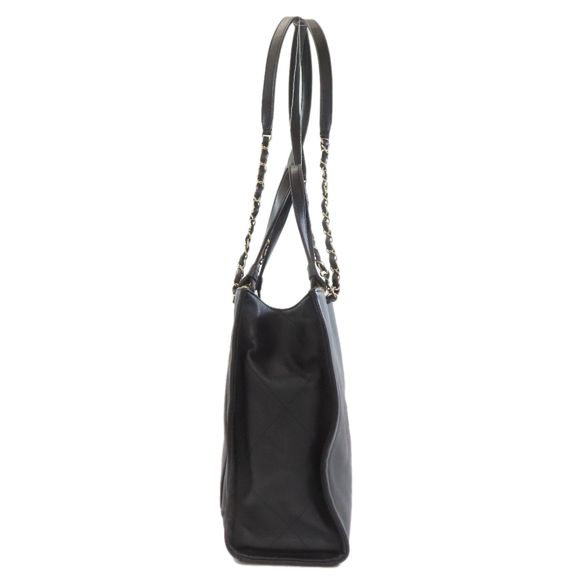 CHANEL COCO Mark GoldHardware 2WAY Handbag Calf Ladies [Used]