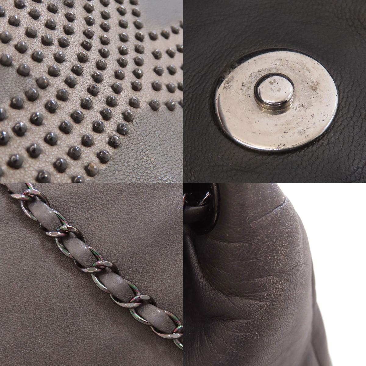 CHANEL ChainShoulder COCO Mark Shoulder Bag Lambskin Ladies [Used]