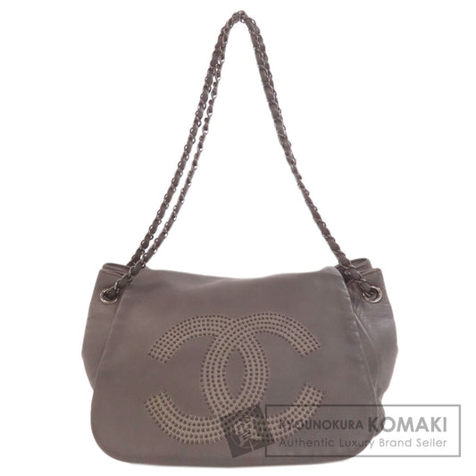 CHANEL ChainShoulder COCO Mark Shoulder Bag Lambskin Ladies [Used]