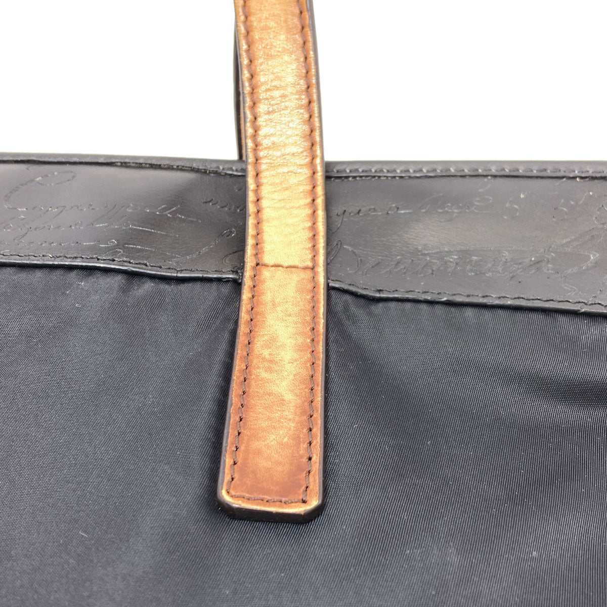 Berluti Calligraphy Tote Bag Nylon Ladies [Used]