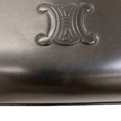 CELINE Triomphe Handbag Leather Ladies [Used]