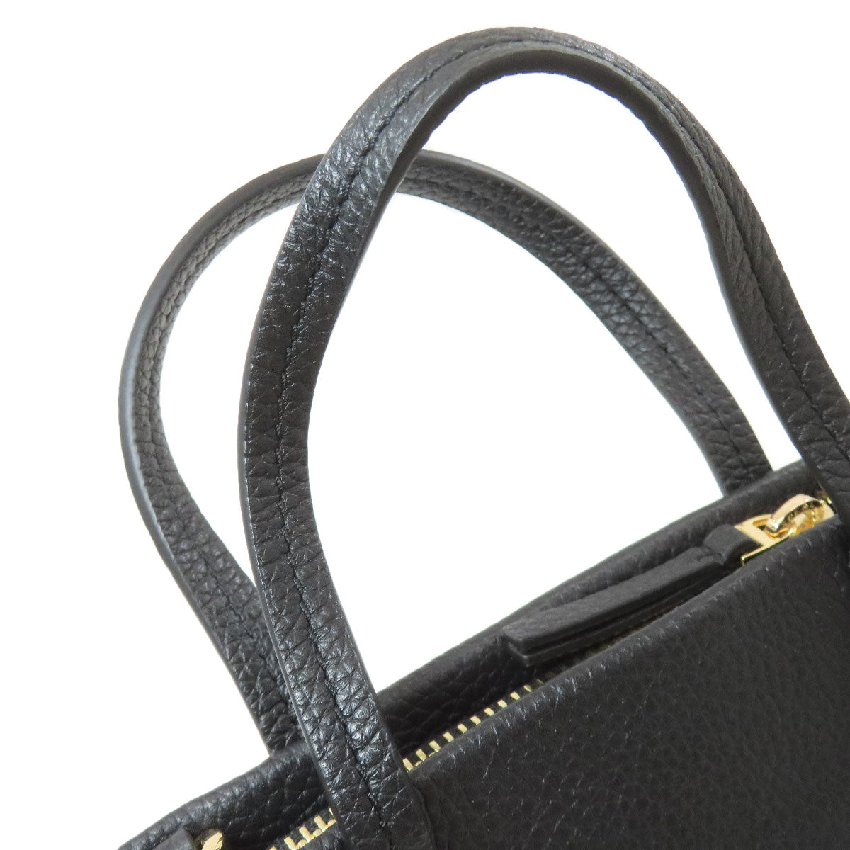 Tory Burch logo Shoulder Bag Leather Ladies [Used]