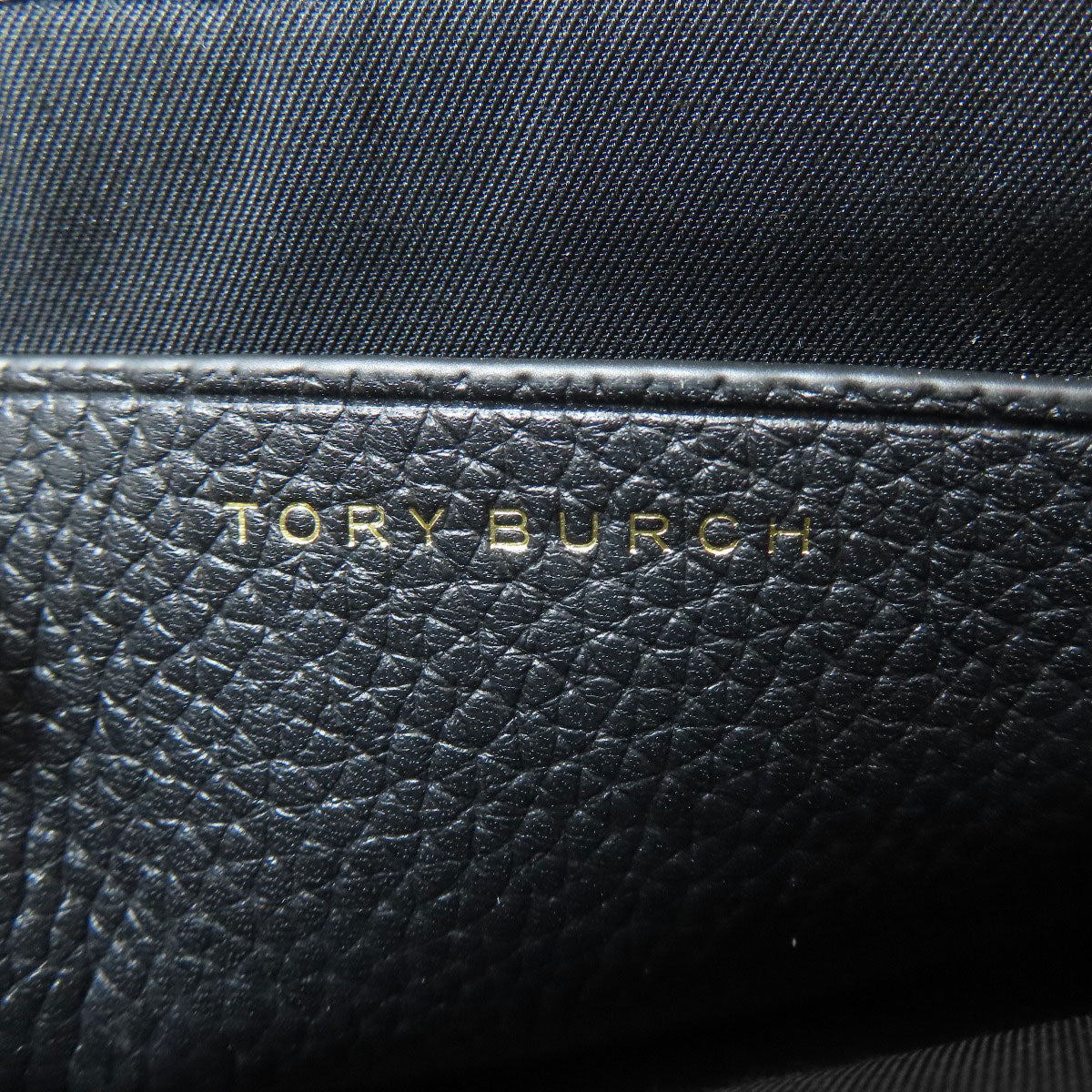 Tory Burch logo Shoulder Bag Leather Ladies [Used]
