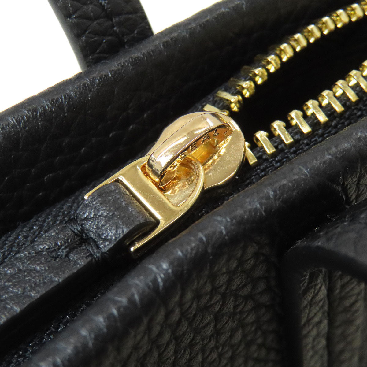 Tory Burch logo Shoulder Bag Leather Ladies [Used]
