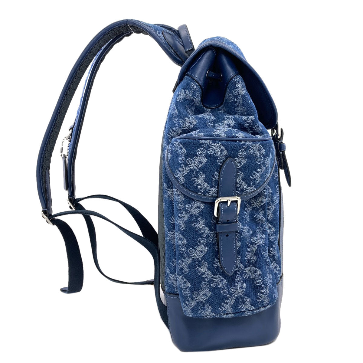 COACH CAJ51 Hitch Backpack Horse and Carriage Backpack Â· Daypack Denim Ladies [Used]