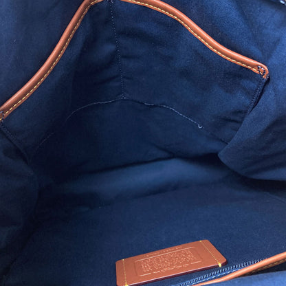 COACH CAJ51 Hitch Backpack Horse and Carriage Backpack Â· Daypack Denim Ladies [Used]