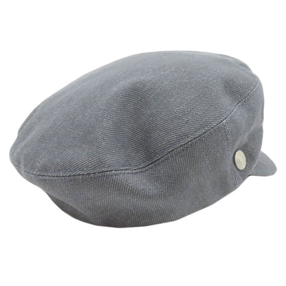 HERMES Tick Newsboy hat Cotton Ladies [Used]
