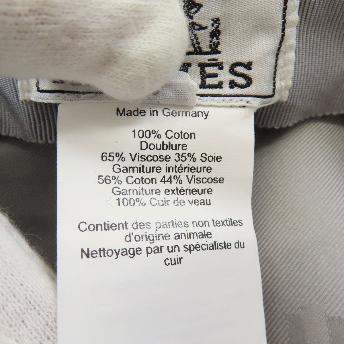 HERMES Tick Newsboy hat Cotton Ladies [Used]