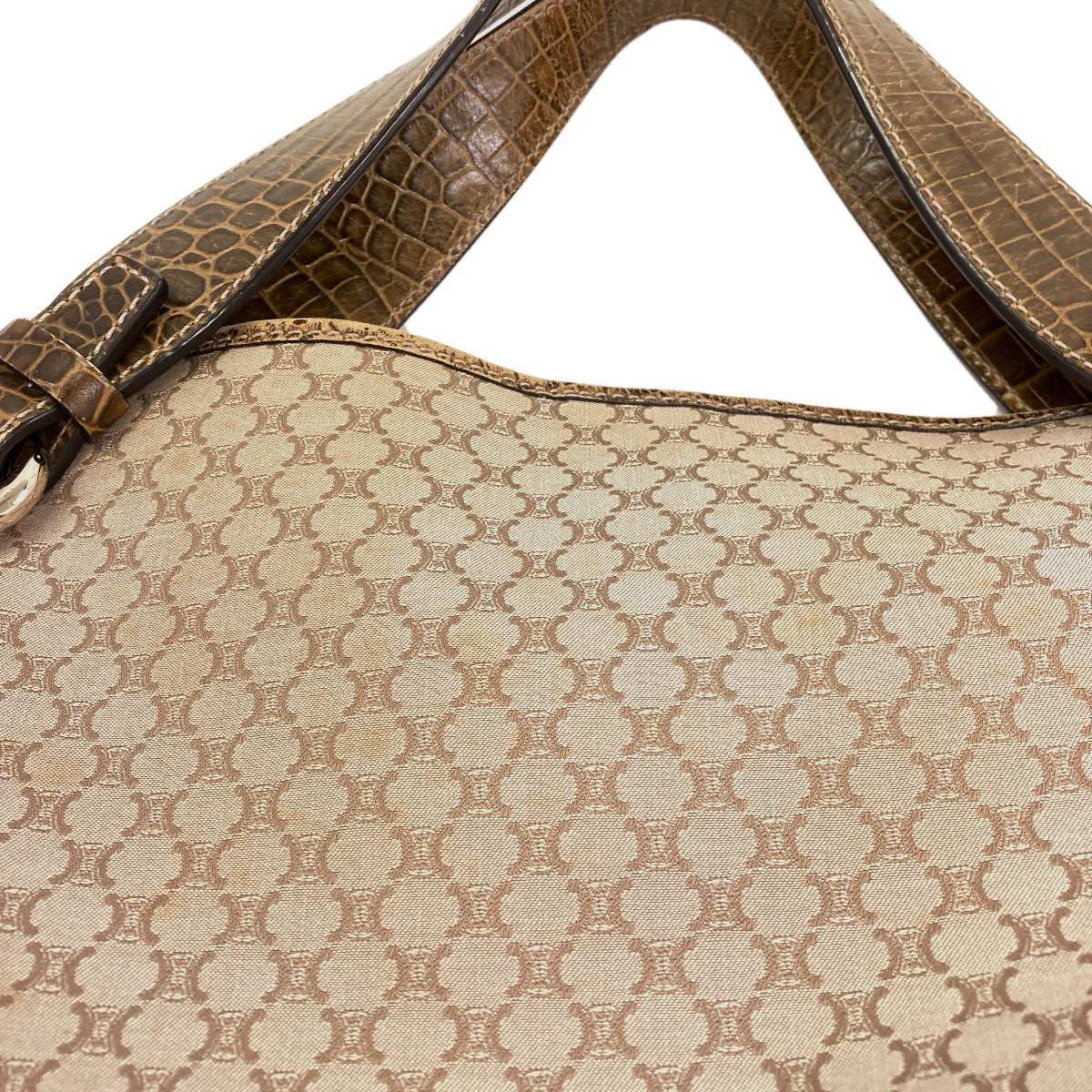 CELINE Macadam pattern Tote Bag Canvas Ladies [Used]