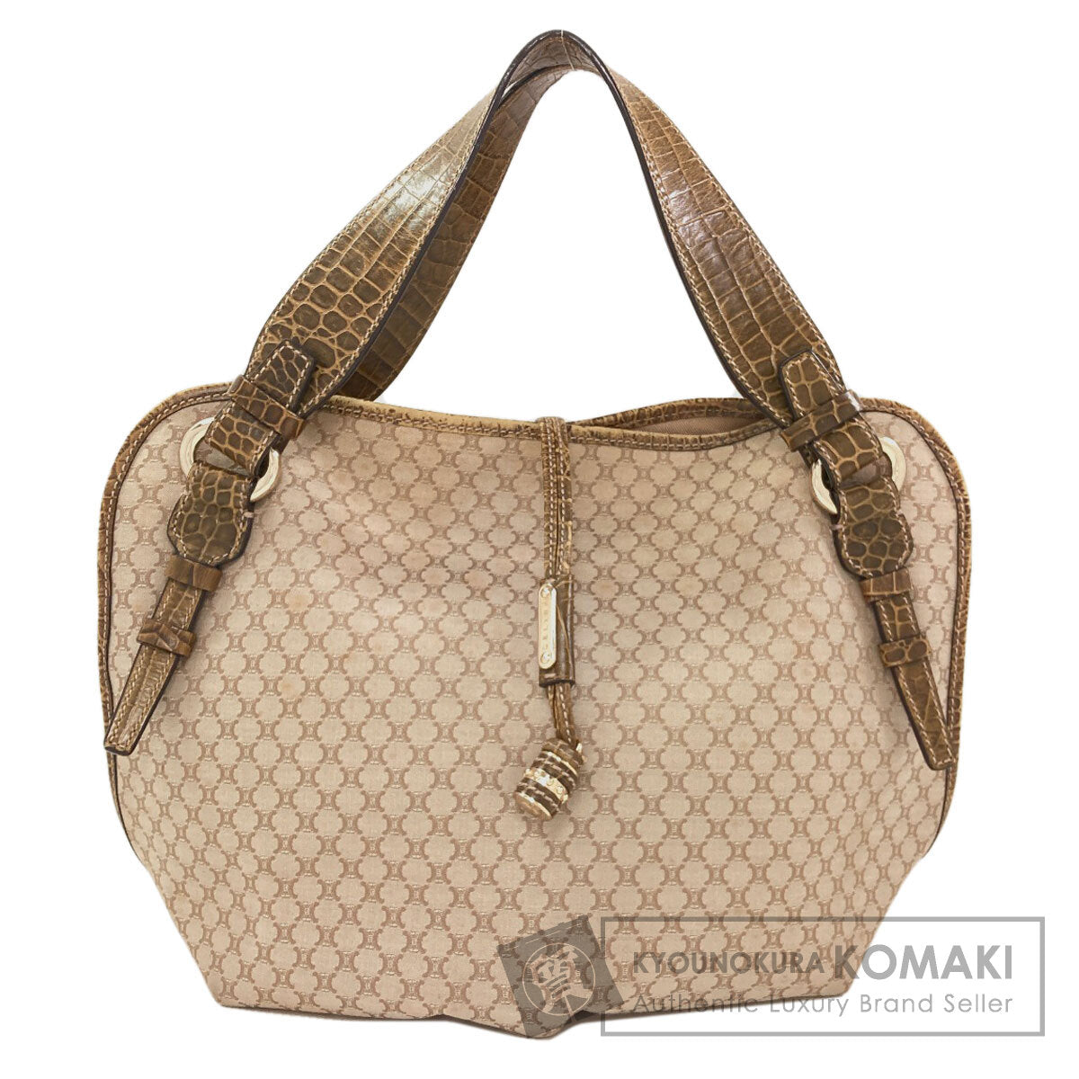 CELINE Macadam pattern Tote Bag Canvas Ladies [Used]