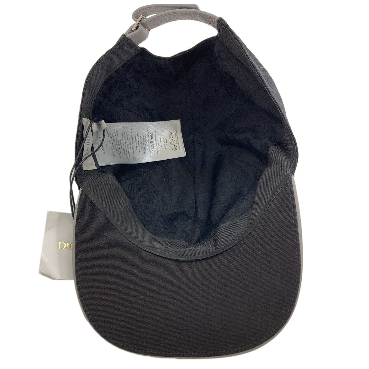 CHRISTIAN DIOR logo hat Cotton Ladies [Used]