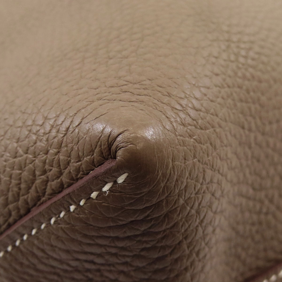 HERMES Cabaseri 31 Etoupe Tote Bag Taurillon Clemence Ladies [Used]