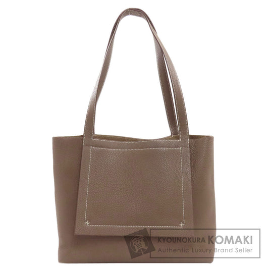 HERMES Cabaseri 31 Etoupe Tote Bag Taurillon Clemence Ladies [Used]