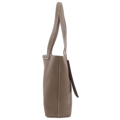 HERMES Cabaseri 31 Etoupe Tote Bag Taurillon Clemence Ladies [Used]