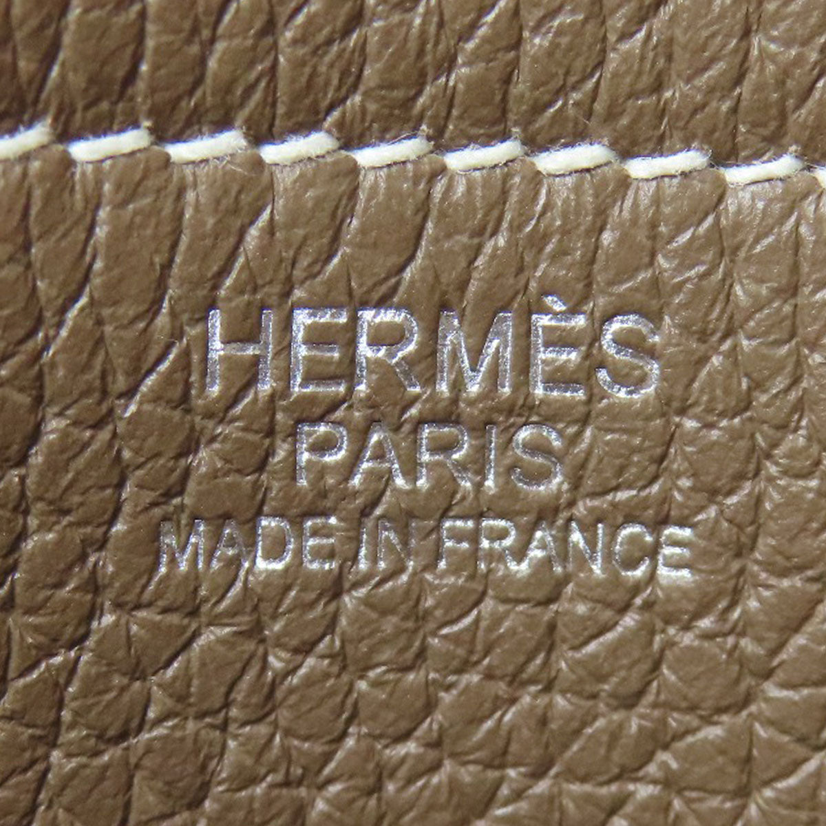 HERMES Cabaseri 31 Etoupe Tote Bag Taurillon Clemence Ladies [Used]