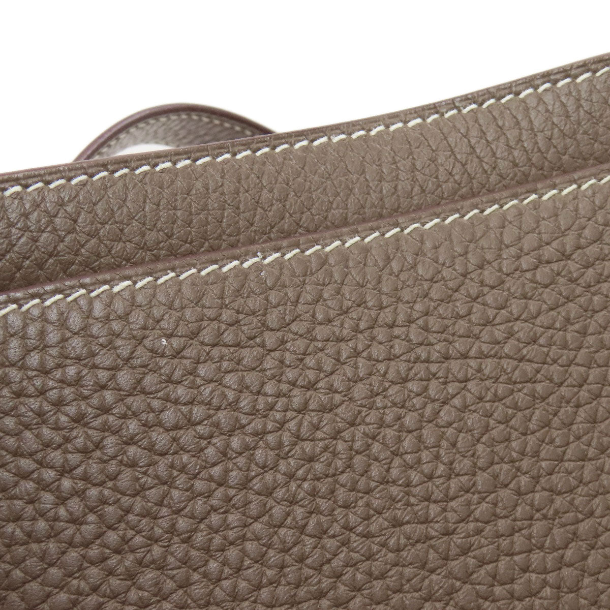 HERMES Cabaseri 31 Etoupe Tote Bag Taurillon Clemence Ladies [Used]