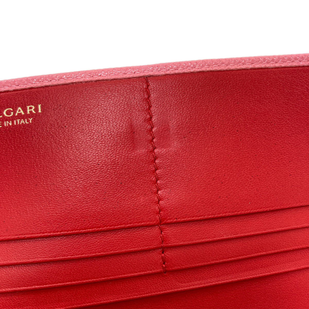 BVLGARI BVLGARI BVLGARI Long wallet (with coin pocket) Leather Ladies [Used]