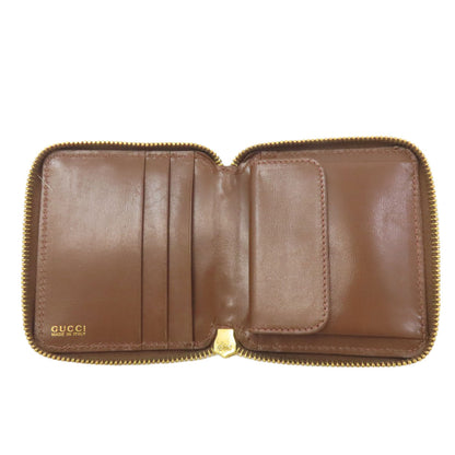 GUCCI 030・2184・1311・0 logo coin purse Leather Ladies [Used]