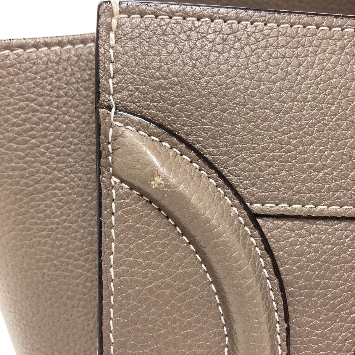 CELINE Luggage micro Handbag Leather Ladies [Used]