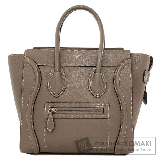 CELINE Luggage micro Handbag Leather Ladies [Used]