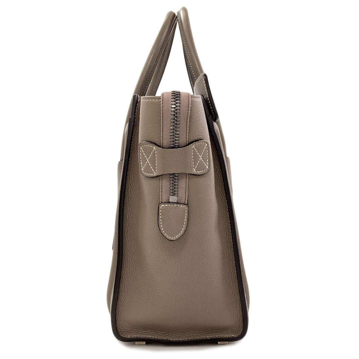 CELINE Luggage micro Handbag Leather Ladies [Used]