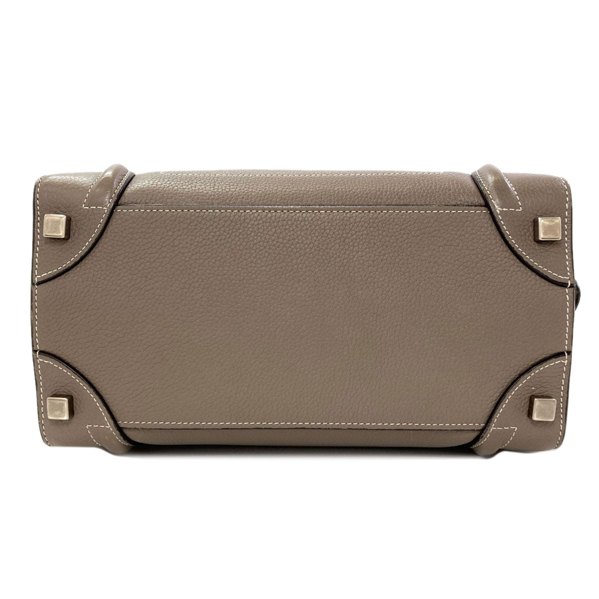 CELINE Luggage micro Handbag Leather Ladies [Used]