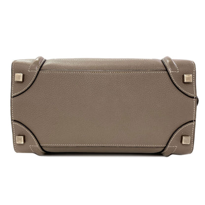 CELINE Luggage micro Handbag Leather Ladies [Used]