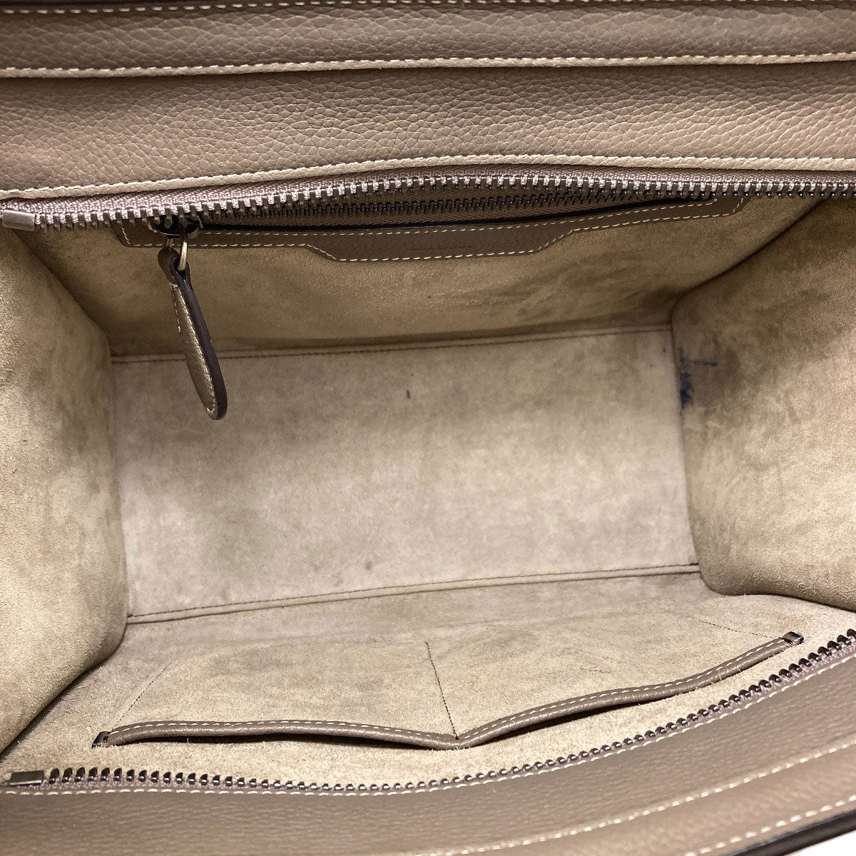 CELINE Luggage micro Handbag Leather Ladies [Used]