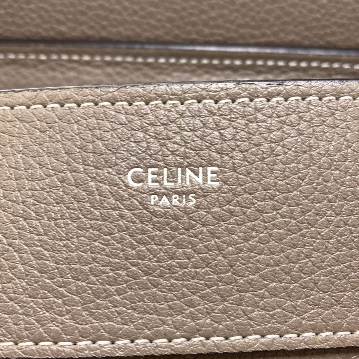 CELINE Luggage micro Handbag Leather Ladies [Used]