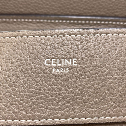 CELINE Luggage micro Handbag Leather Ladies [Used]