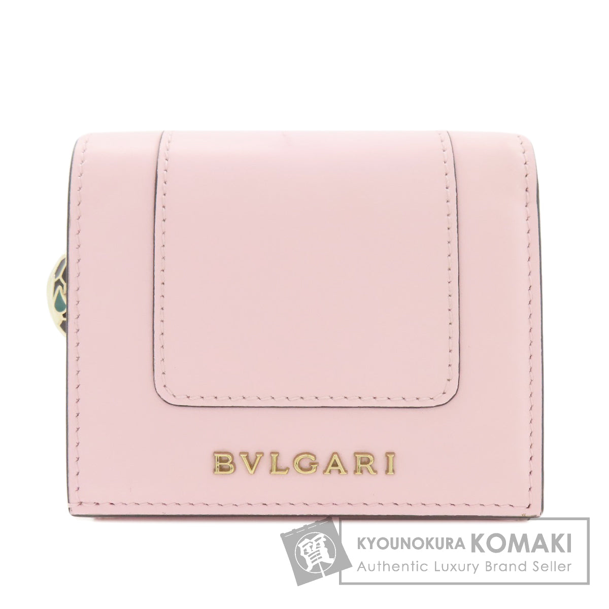 BVLGARI Serpenti Forever Bifold Wallet with Coin Pocket Calf Ladies [Used]