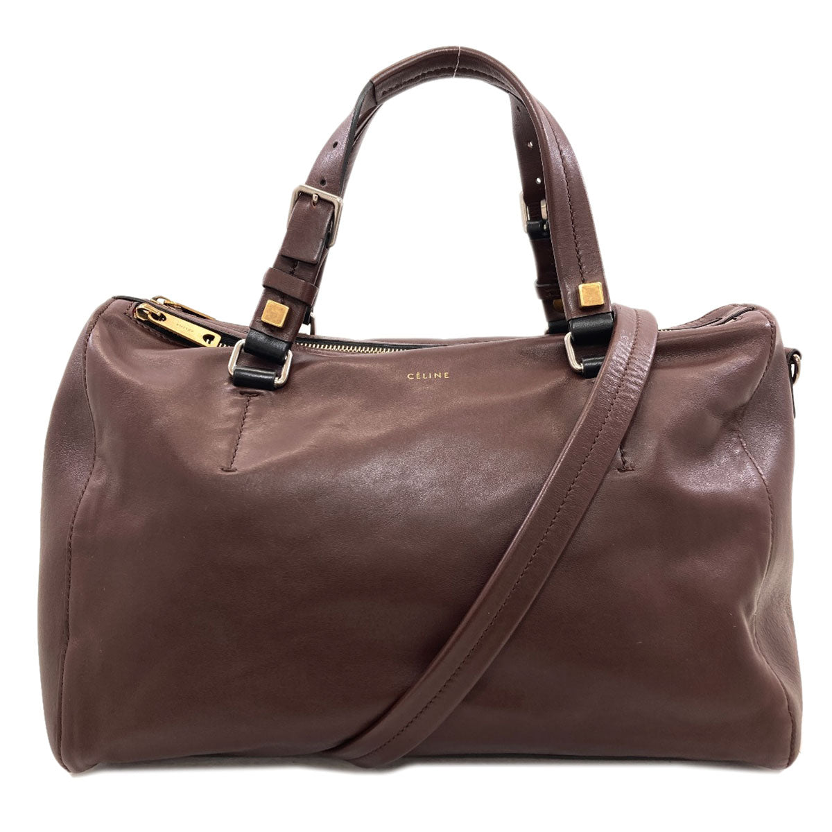 CELINE 2WAY Handbag Leather Ladies [Used]