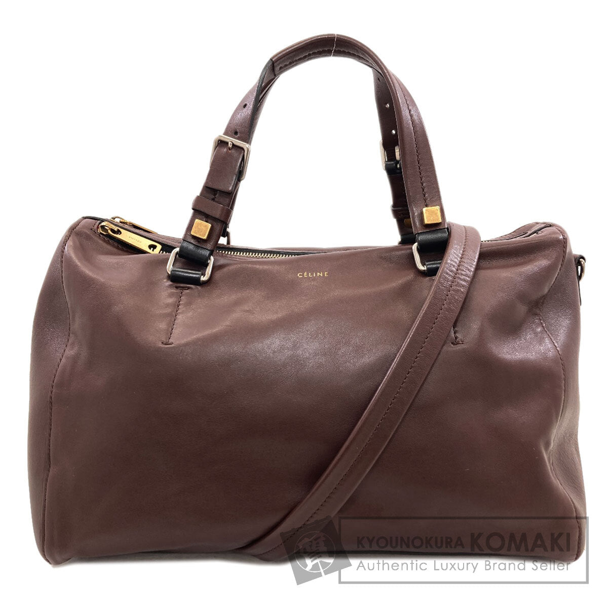 CELINE 2WAY Handbag Leather Ladies [Used]