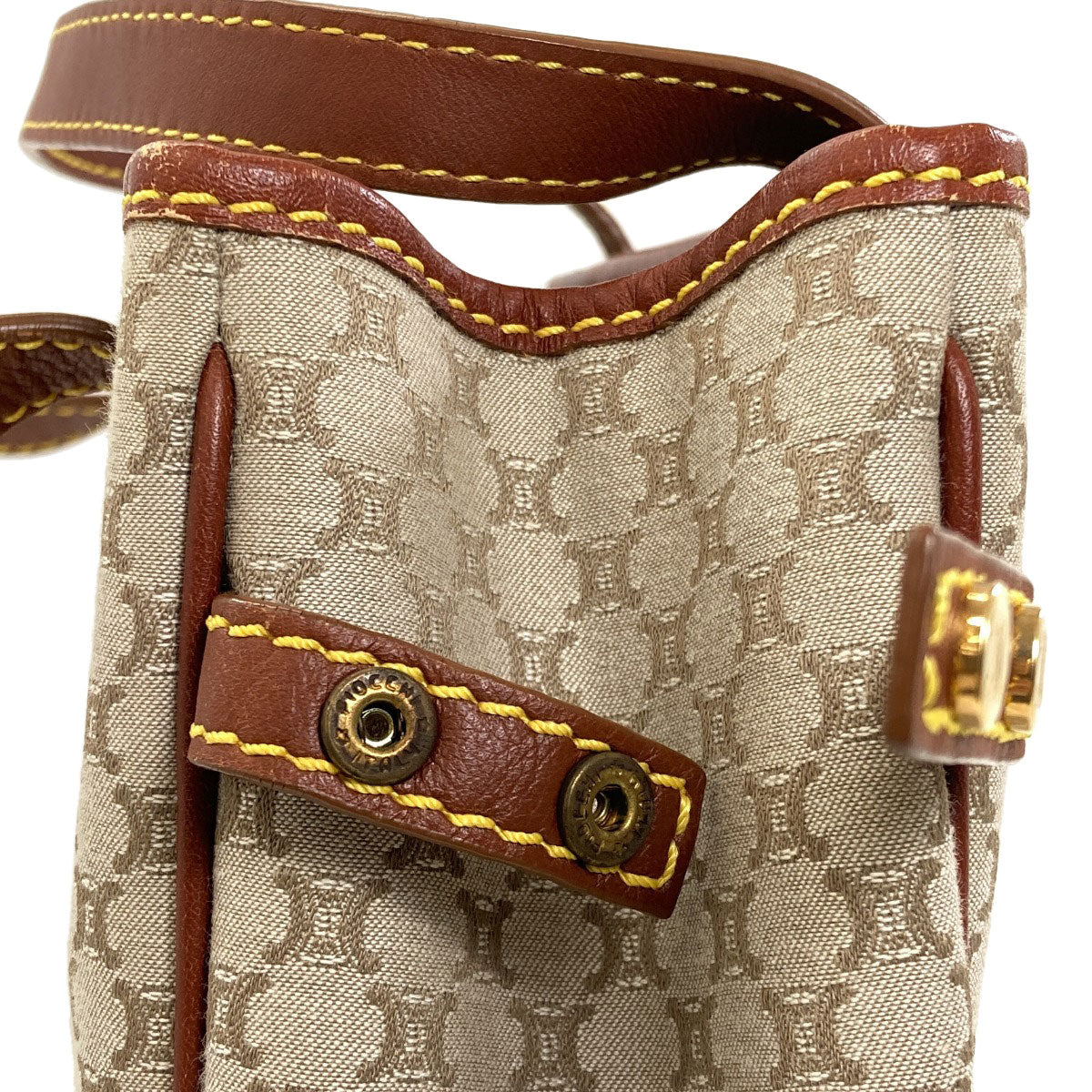 CELINE Macadam pattern Handbag Canvas Ladies [Used]