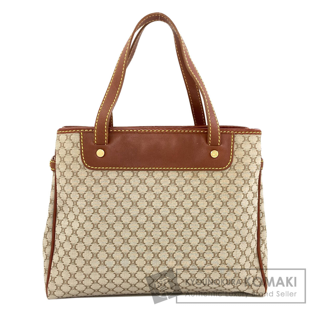 CELINE Macadam pattern Handbag Canvas Ladies [Used]