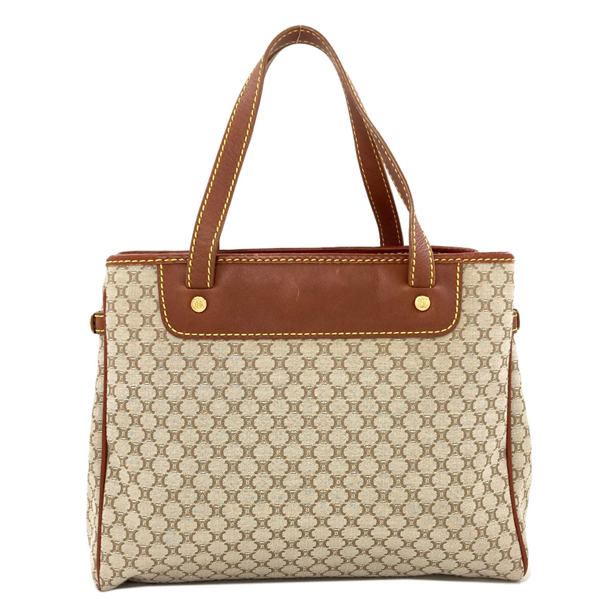 CELINE Macadam pattern Handbag Canvas Ladies [Used]