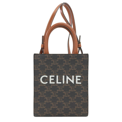 CELINE Mini Vertical Cover 2WAY Handbag PVC Ladies [Used]