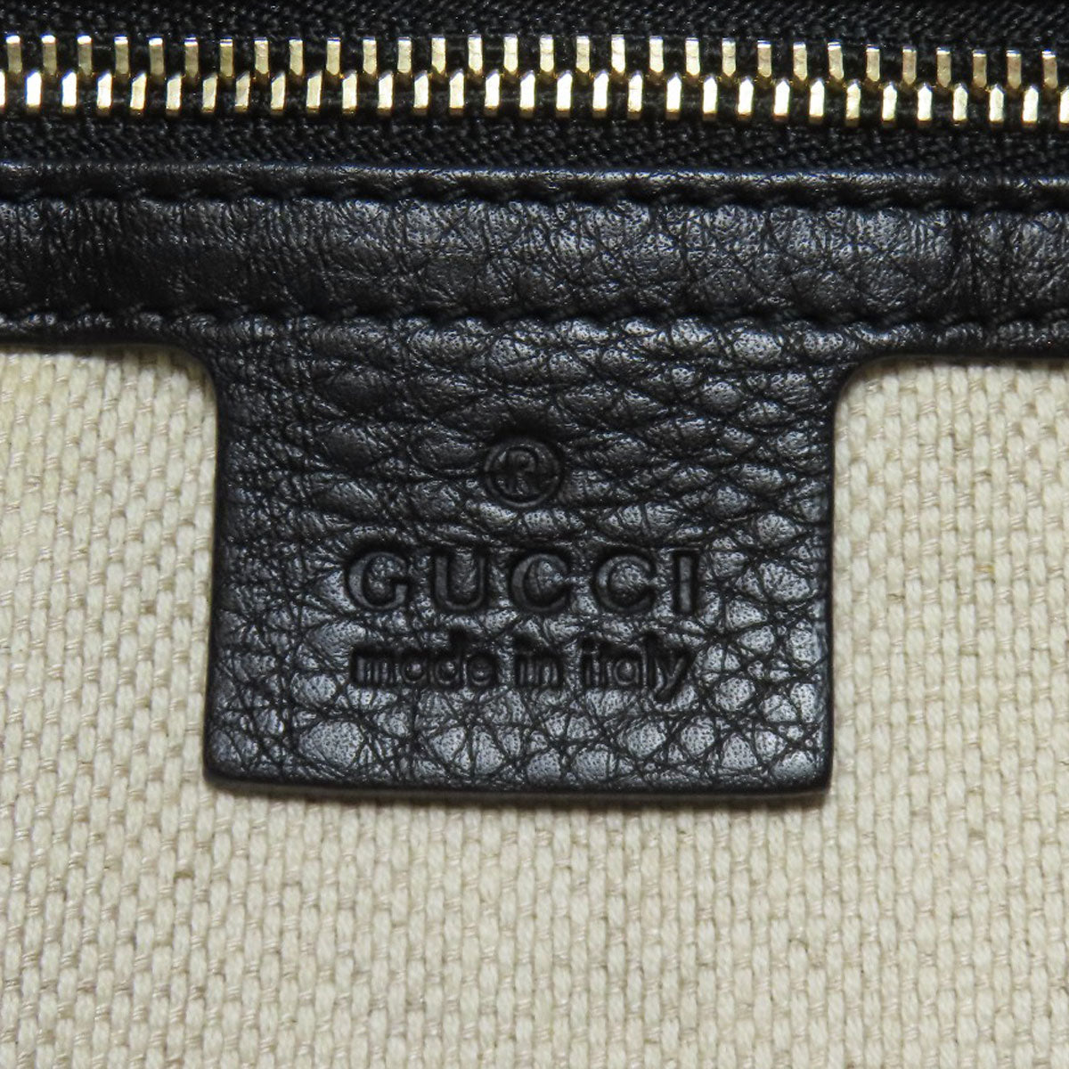 GUCCI 308982 Soho Interlocking G Tote Bag Leather Ladies [Used]