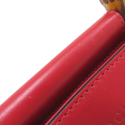 GUCCI 470271 Bamboo Nim Fair 2WAY Handbag Calf Ladies [Used]